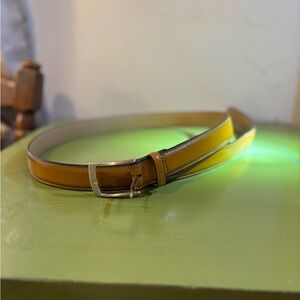 Classic Tan Leather Belt